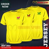 Gambar KPBK01 - KAOS PINGPONG BAJU TENIS MEJA BUTTERFLY PREMIUM SABLON DTF - BTF/DEADPOOL, Kuning/XXL dari maniaksport.id undefined 1 Tokopedia