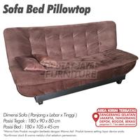 Gambar Sofa Bed Pillow Top Reclining Victoria Coklat - Sofabed Pillowtop dari Ciputat Jaya Furniture undefined 3 Tokopedia