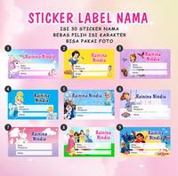 Gambar Sticker nama anak tempel buku pelajaran sticker nama anak perempuan dari Samarata Ramadhan Sale undefined 2 Tokopedia