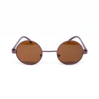 Gambar Kacamata Hitam Bulat Boboho John Lennon Black Sunglasses - Cokelat dari Sudut Pandang Lelaki undefined 3 Tokopedia