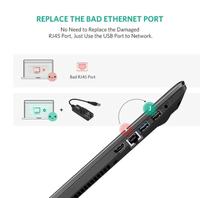 Gambar Quinton kabel adapter converter USB to lan / RJ45 100mbps usb 2.0 / usb 3.0 1000mbps dari quinton jakarta undefined 5 Tokopedia