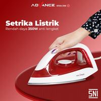 Gambar ADVANCE Setrika Listrik Anti Lengket STK-500 Hemat Listrik 350 Watt - Merah dari TOKO JAWA ELECTRIK undefined 5 Tokopedia
