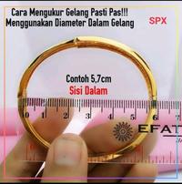 Gambar Gelang Bangle Golong Perhiasan Wanita Titanium Xuping Lapis Emas 24k 1 - #1 dari selma acc bandung undefined 3 Tokopedia