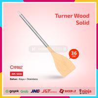 Gambar Spatula Cypruz AM-1030 Solid Turner Wood Series dari Home Electro undefined 1 Tokopedia