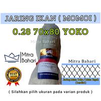 Gambar JARING MOMOI 0.28 70X80 YOKO | JARING IKAN SENAR 0.28 | PUKAT 0.28 - 4 1/2 inch dari TOKO MITRA BAHARI undefined 1 Tokopedia