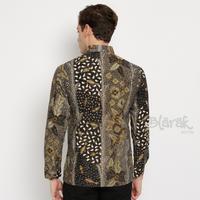 Gambar Kemeja Batik Pria Lengan Panjang / Pendek Batik Blarak - Bajra Cokelat - Lengan Pendek, L dari Batik Blarak Pekalongan_NEW undefined 4 Tokopedia
