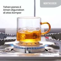 Gambar Gelas kaca teh kopi mini tea coffee glass handle 130ml - Biru dari Northsider Coffee Shop undefined 3 Tokopedia