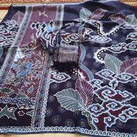 Gambar Kain batik sarimbit couple ibu bapak seragam batik cirebon doby tulis dari Batik Fariza Cirebon undefined 3 Tokopedia