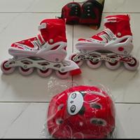 Gambar sepatu roda anak power inline skate//roller skate - Merah, S dari BLACKHOUSE LAPTOP undefined 1 Tokopedia