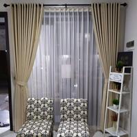 Gambar Gorden jendela minimalis besar L.280×T.300cm - Abu tua, L.280×T.300cm dari Gorden Dara undefined 2 Tokopedia