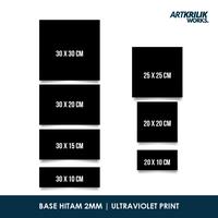 Gambar Custom Sign Board Nama Ruangan Akrilik Print Papan Nama Ruang Kantor - Dasar Hitam, 30 x 15 dari Artkrilik Sign undefined 4 Tokopedia