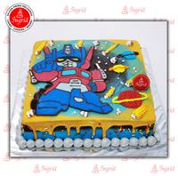 Gambar Kue Ulang Tahun - Tart Karakter TRANSFORMER (KURIR TOKO) dari Ingrid Cakes &amp; Bakery undefined 1 Tokopedia