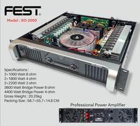Gambar Power Amplifier FEST XO-2000 original dari Bandot Audio Citayam undefined 1 Tokopedia