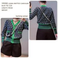 Gambar 40119 JUANI Knit Shirt Import/Cardigan V Neck/Outer Lengan Panjang Basic dari Tyna Fashion Shop undefined 5 Tokopedia