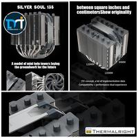 Gambar Thermalright Silver Soul 135 - Dual Tower Air CPU Cooler Intel & AMD - Black Edition dari Duta Mandiri Infokom undefined 5 Tokopedia