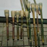 Gambar obor hiasan ~ obor bambu ukuran 1 METER dari Karya Bambu Utama undefined 1 Tokopedia