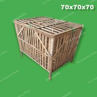 Gambar Kandang Bambu Ayam Kelinci, Portabel Lipat Bongkar Pasang dari Joe Luqmany Shop undefined 1 Tokopedia