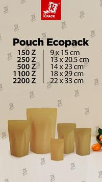 Gambar Kemasan Kertas Litho Model Berdiri (Pouch) 150Gram Zipper - 150Z dari SBR Pack & Parts undefined 2 Tokopedia