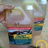 Gambar Cairan pembersih karat Rust combat 4L dan pelapis anti karat dari Mamon1 undefined 1 Tokopedia