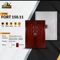 Gambar PINTU UTAMA / PINTU BAJA FORTRESS 150.11 / PINTU PANEL DOUBLE 150 CM dari Dermaco undefined 4 Tokopedia