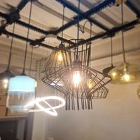 Gambar LAMPU GANTUNG BESI A1 DEKORASI TERAS, ISLAND, RUANG MAKAN, RUANG DUDUK - KAP SAJA dari JM Lighting undefined 1 Tokopedia