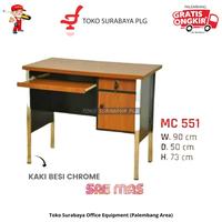 Gambar Meja Komputer MT 551 Meja Kantor Meja Kerja Meja Tulis 1/2 Biro Murah - DusAmbilSendiri dari TOKO SURABAYA PLG undefined 1 Tokopedia