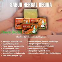 Gambar Sabun Herbal REGINA face soap Kunyit untuk jerawat Gatal Jamur Kulit dari Cheva Skofel undefined 1 Tokopedia