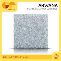 Gambar KERAMIK ARWANA 40 X 40 DALLAS GREY / KERAMIK LANTAI MATTE KULIT JERUK dari Global Tile and Granite undefined 1 Tokopedia