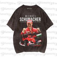 Gambar Kaos F1 legend Michael Schumacher Black Vintage tee Premium - Hitam, XXL dari BismarcStore undefined 1 Tokopedia