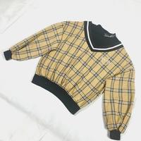 Gambar Crop Sweater Plaid Korea Twinkle Second Turtleneck dari Toko Djiwa undefined 1 Tokopedia