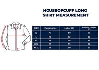 Gambar Kemeja panjang pria formal slim fit kotak hitam putih houseofcuff - M dari House of Cuff undefined 4 Tokopedia