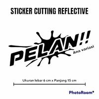 Gambar stiker motor pelan stiker cutting reflective stiker motor pelan - Merah dari ANA VARIASI 9999 undefined 5 Tokopedia