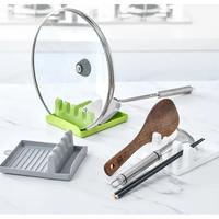 Gambar Tatakan Tutup Panci / Pisau Dapur / Holder Spatula dan Sendok - Putih dari Sejati Official Store undefined 2 Tokopedia