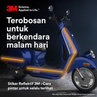 Gambar 3M Diamond Grade Conspicuity Stiker Reflektor Sepeda Motor - 1 Pack - Merah dari 3M Automotive undefined 2 Tokopedia