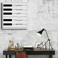 Gambar Poster Piano Quote Arts dari Fide Brand undefined 2 Tokopedia