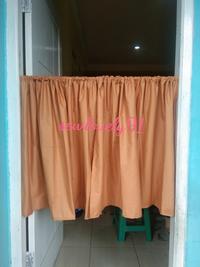 Gambar Gorden/hordeng/korden kolong dapur minimalis polos katun microtexpart3 - wardah soft, 100X100 dari Sewlovely91 undefined 2 Tokopedia