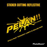Gambar stiker motor pelan stiker cutting reflective stiker motor pelan - Merah dari ANA VARIASI 9999 undefined 4 Tokopedia
