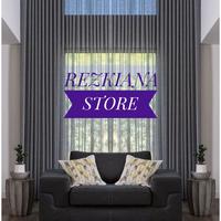 Gambar vitrase gorden sableck Lebar. 150* Tinggi. 270 - Abu-abu, L, 300xT, 270cm dari Rezkiana gorden store undefined 3 Tokopedia