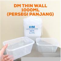 Gambar Thinwall Container Tahan Panas / Thin Wall Food Rectangle 1000ml dari HEMAT HEMAT STORE undefined 1 Tokopedia