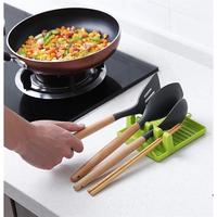 Gambar Tatakan Tutup Panci / Pisau Dapur / Holder Spatula dan Sendok - Putih dari Sejati Official Store undefined 3 Tokopedia
