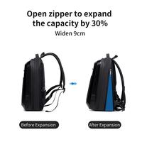 Gambar B00487 Tas Laptop 15.6 Hardcase Waterproof USB Audio TSA Expandable - Silver dari Azurist undefined 5 Tokopedia