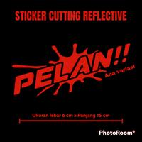 Gambar stiker motor pelan stiker cutting reflective stiker motor pelan - Merah dari ANA VARIASI 9999 undefined 2 Tokopedia
