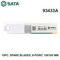 Gambar SATA TOOLS Refill Cutter 18mm 10 Pcs Per Pack Spare Blades 93433A dari Universal Hardware Mall undefined 4 Tokopedia