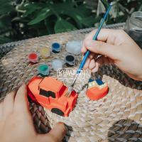 Gambar Mainan Edukasi Anak DIY Painting Gypsum Kit Mewarnai Patung Lukis Gyps - Paket Souvenir dari Kumboid undefined 5 Tokopedia
