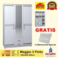 Gambar Lemari Pakaian Minimalis 2 Pintu - LLBP Maggio - LLBP 02 MAGGIO dari MAGGIO undefined 2 Tokopedia