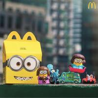 Gambar Mainan Happy Meal McD Toys McDonald minions 2 the rise of gru minion - Six flying car dari ferlishopss undefined 4 Tokopedia