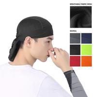 Gambar Topi bandana Ikat Kepala - Topi Kain Sepeda - Cycling Cap - Sepeda - Hitam dari temanbeli undefined 4 Tokopedia