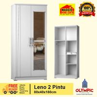 Gambar Lemari Pakaian Minimalis 2 Pintu - LLBP Maggio - LLBP 02 MAGGIO dari MAGGIO undefined 3 Tokopedia