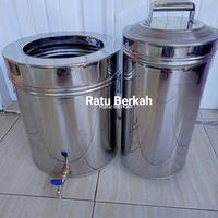 Gambar Dandang es puter 12 L plis tabung stainles - tanpa kayu dari ratuberkah2 undefined 1 Tokopedia