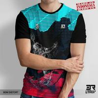 Gambar KAOS BAJU DISTRO PRINTING BADMINTON BULU TANGKIS BDW DISTORT KATUN - XS dari Fashion &amp; Healty Store undefined 3 Tokopedia